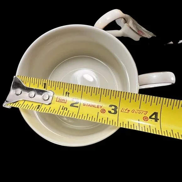 Vtg Mikasa Merrick Cup and Saucer Set Of 2 L5517 Floral Gold Trim Japan - Picture 9 of 12